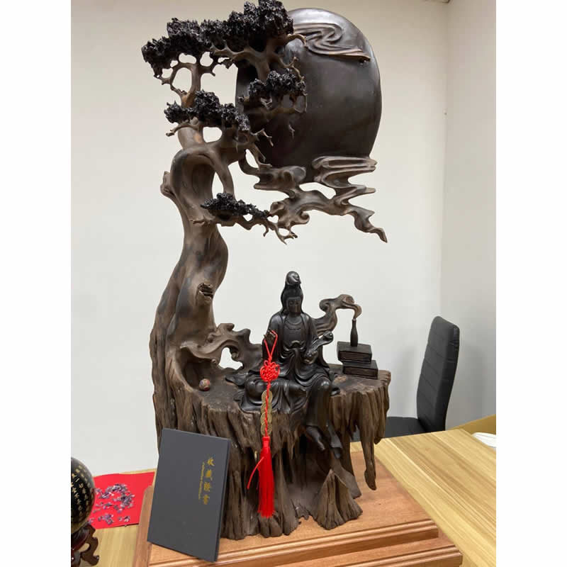 收購沉香檀香木雕