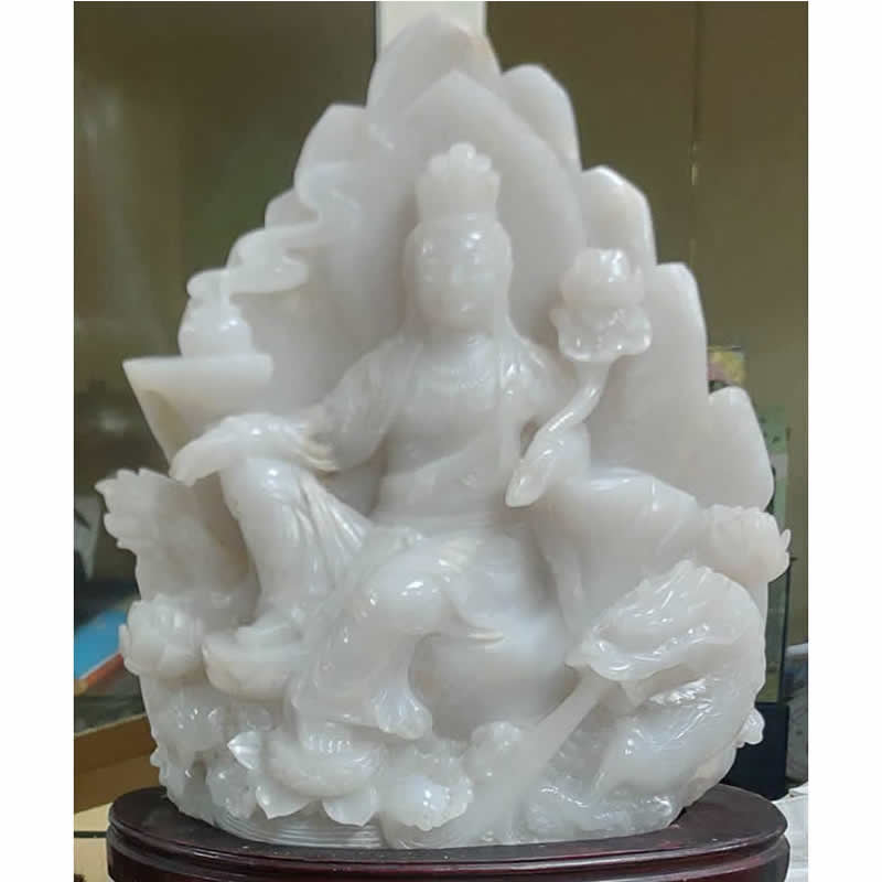 收購和闐白玉擺件
